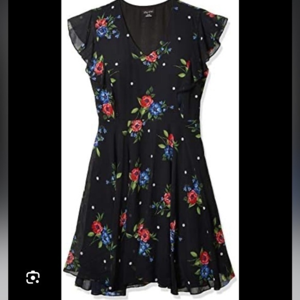 City chic float bouquet dress